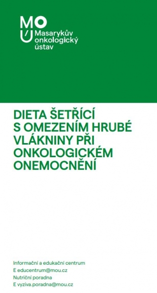 Dieta šetřící s omezením hrubé vlákniny při onkologickém onemocnění