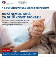 14. Psychoonkologické sympozium. Když nemoc tahá za delší konec provazu, 10. června v Olomouci